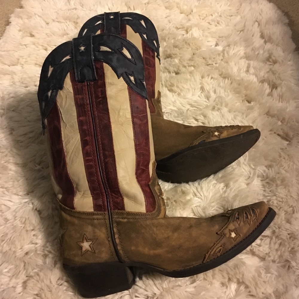 Laredo American Flag Liberty Western Boots